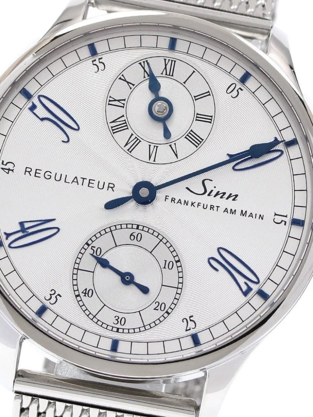 Sinn Regulator 6100 Small seconds Silver Dial Hand Winding Men's Watch